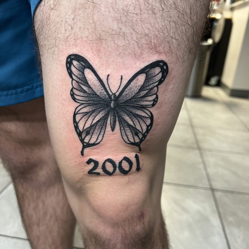 Butterfly tattoo by Chunkytattoos