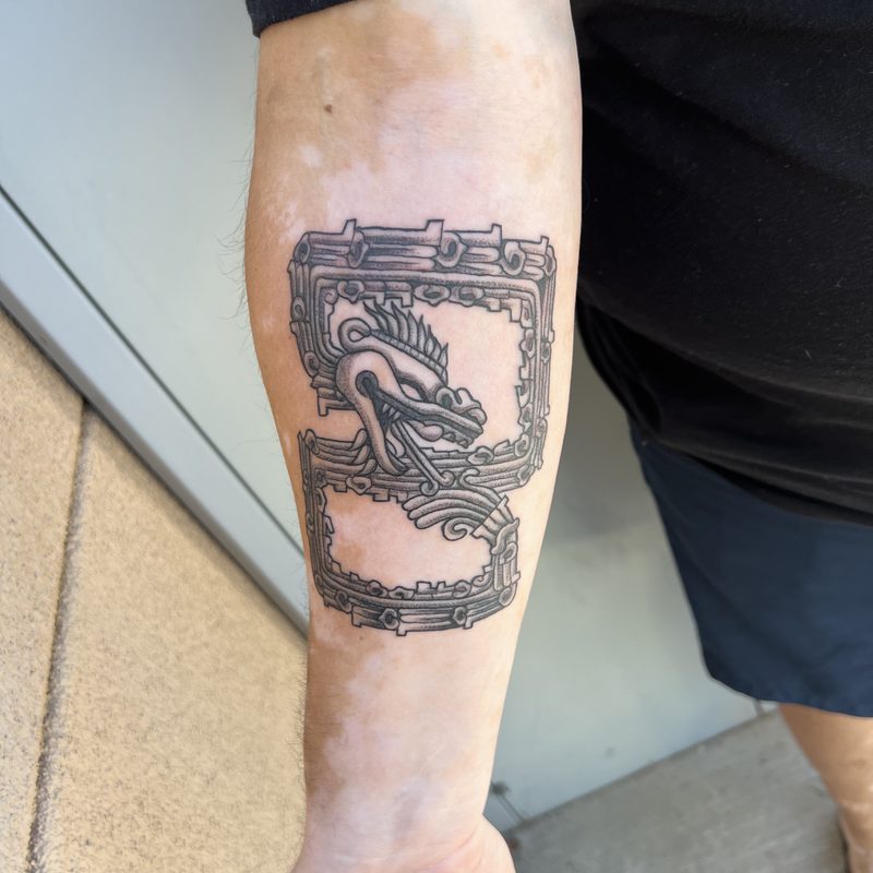 Quetzalcoatl serpent tattoo by Chunkytattoos