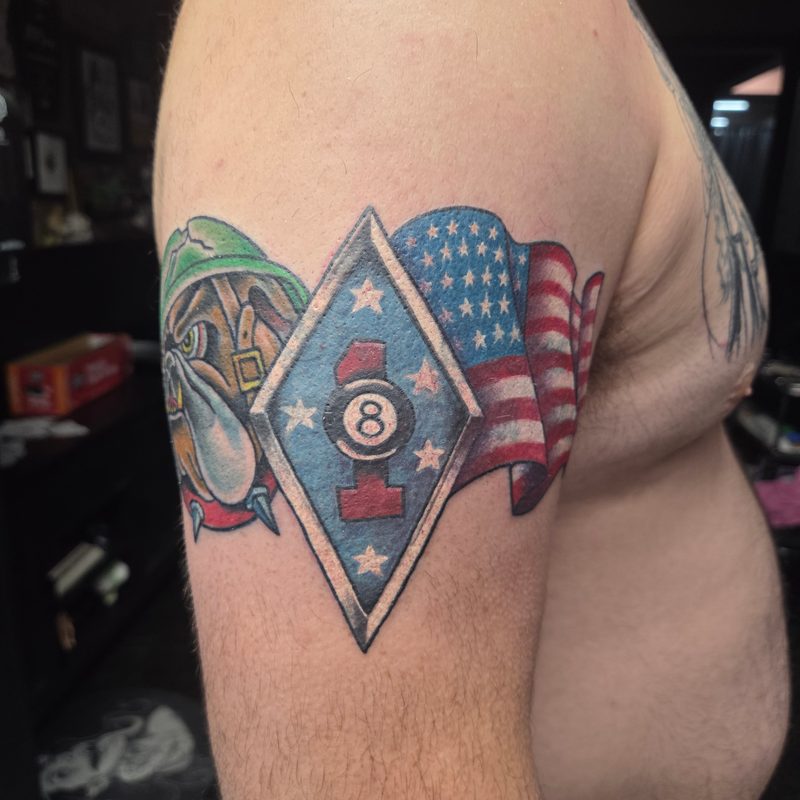 Military insignia tattoo by Tediyama