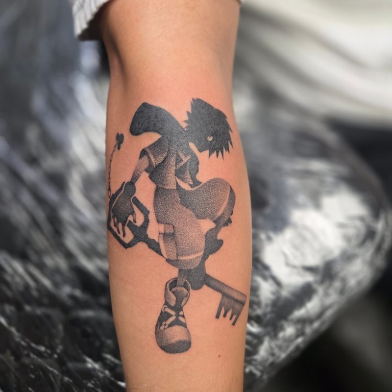Anime character tattoo by Tediyama